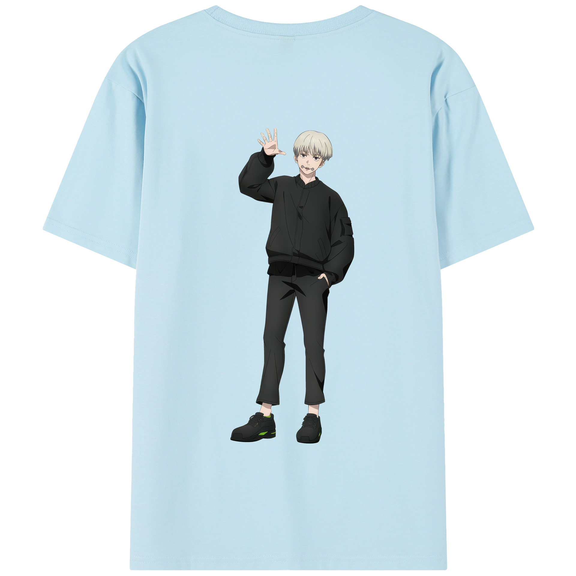 （画像用） 呪術廻戦 Jujutsu Kaisen 綿100％半袖Tシャツ（背面プリント）